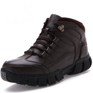 Men's boots genuine leather shoes 38-44