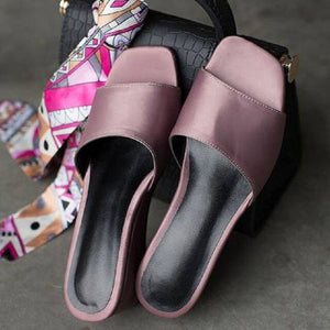 Women's Square Slippers