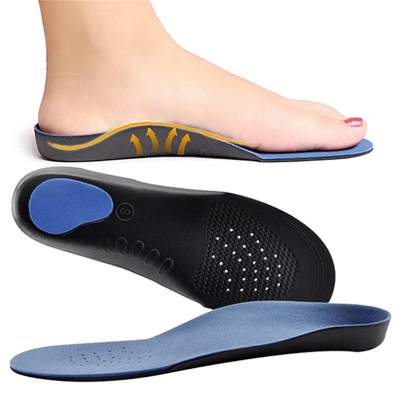 High Arch Supports Flatfoot Orthotics Cubitus Varus Orthopedic Feet Pads Insoles